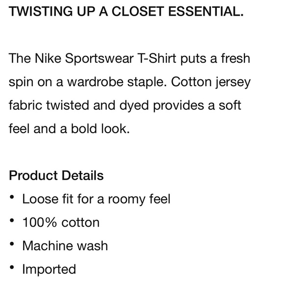 Nike Sportswear Men’s Tie Dye T-Shirt Tee, Sz S - Picture 5 of 6